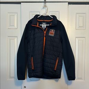 Red Bull Racing Black and Orange Jacket